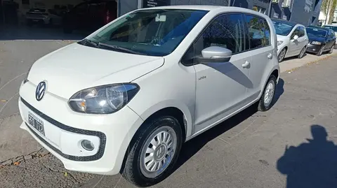 Volkswagen up! 5P 1.0 high up! usado (2016) color Blanco financiado en cuotas(anticipo $10.000.000 cuotas desde $424.500)