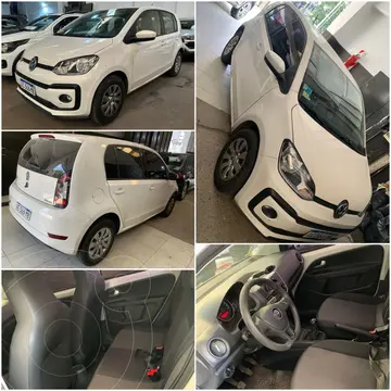 Volkswagen up! 5P 1.0 move up! usado (2021) color Blanco Cristal financiado en cuotas(anticipo $6.400.000)