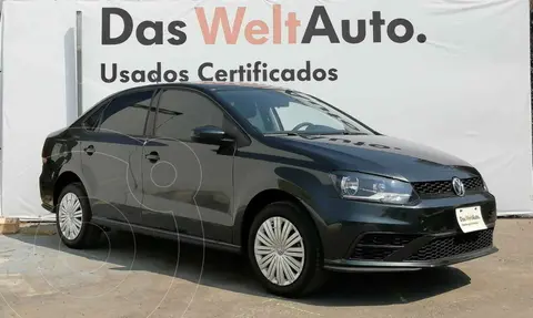 Volkswagen Vento Startline usado (2022) color Gris financiado en mensualidades(enganche $71,000 mensualidades desde $9,296)
