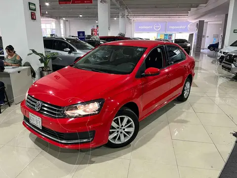 Volkswagen Vento Comfortline Aut usado (2019) color Rojo financiado en mensualidades(enganche $63,725 mensualidades desde $3,760)