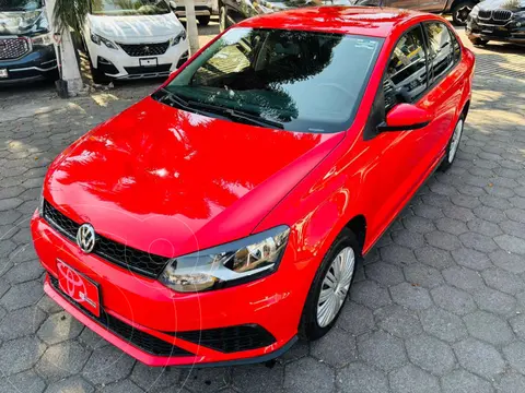 Volkswagen Vento Startline usado (2022) color Rojo financiado en mensualidades(enganche $66,381 mensualidades desde $5,896)