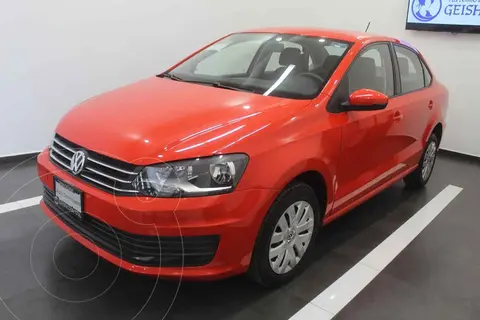 Volkswagen Vento Startline Aut usado (2019) color Rojo financiado en mensualidades(enganche $51,800 mensualidades desde $6,272)