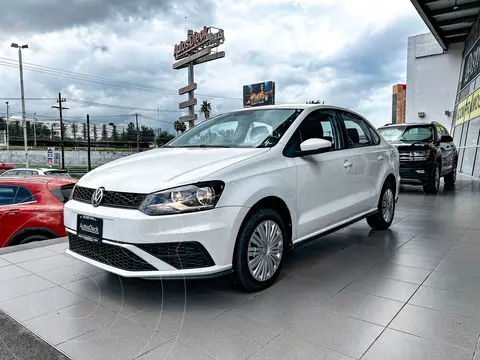 Volkswagen Vento Startline usado (2021) color Blanco financiado en mensualidades(enganche $56,980 mensualidades desde $5,831)