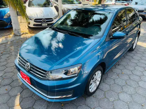 Volkswagen Vento Comfortline usado (2019) color Azul financiado en mensualidades(enganche $58,319 mensualidades desde $5,180)