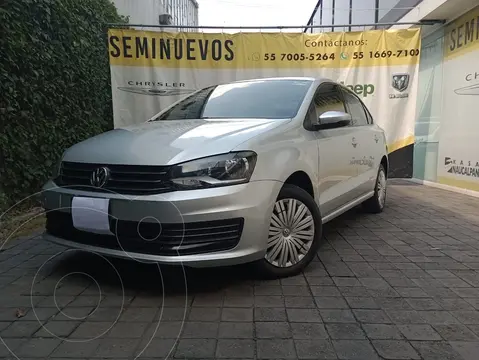 Volkswagen Vento Startline usado (2020) color Plata financiado en mensualidades(enganche $24,000)