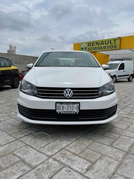 Volkswagen Vento 4 pts. Starline, TM5, a/ac., R-15 usado (2019) color Blanco precio $199,000