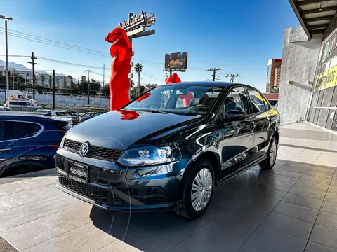 Volkswagen Vento Startline usado (2022) color Gris Oscuro financiado en mensualidades(enganche $59,180 mensualidades desde $6,056)