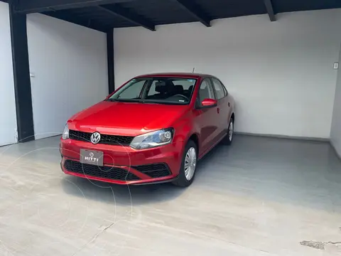 Volkswagen Vento Startline usado (2021) color Rojo financiado en mensualidades(enganche $49,800 mensualidades desde $4,814)