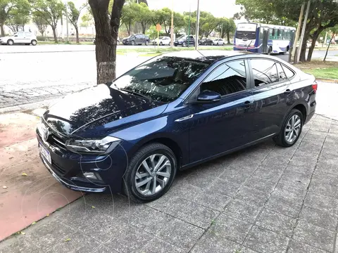 Volkswagen Virtus Highline 1.6 usado (2018) color Azul Noche financiado en cuotas(anticipo $3.000.000 cuotas desde $390.000)