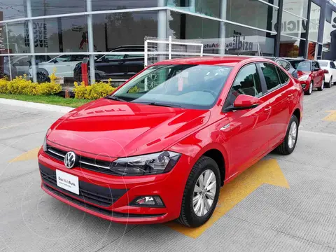 Volkswagen Virtus 1.6L usado (2022) color Rojo financiado en mensualidades(enganche $86,225 mensualidades desde $5,174)