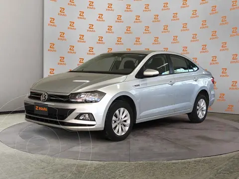 Volkswagen Virtus 1.6L usado (2022) color Plata financiado en mensualidades(enganche $67,980 mensualidades desde $5,438)