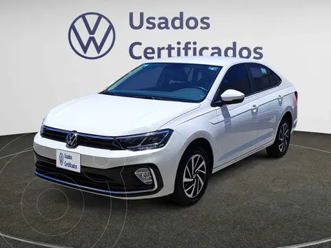 Volkswagen Virtus Comfortline usado (2025) color Blanco financiado en mensualidades(enganche $86,628 mensualidades desde $6,627)