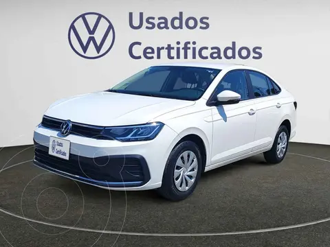 Volkswagen Virtus Trendline usado (2025) color Blanco financiado en mensualidades(enganche $84,720 mensualidades desde $6,481)