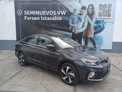 Volkswagen Virtus Highline usado (2024) color Gris Carbono financiado en mensualidades(enganche $89,999 mensualidades desde $8,883)