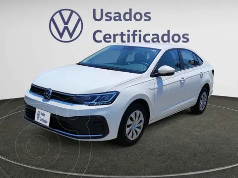Volkswagen Virtus Trendline usado (2025) color Blanco financiado en mensualidades(enganche $84,720 mensualidades desde $6,481)