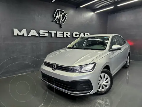 Volkswagen Virtus Trendline usado (2023) color plateado precio $289,000