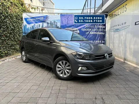 Volkswagen Virtus 1.6L usado (2020) color Gris financiado en mensualidades(enganche $109,934 mensualidades desde $4,723)