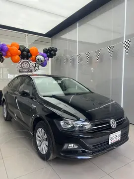 Volkswagen Virtus 1.6L usado (2022) color Negro financiado en mensualidades(enganche $108,679 mensualidades desde $4,573)