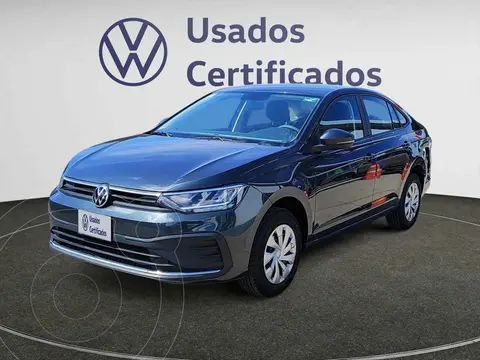 Volkswagen Virtus Trendline usado (2024) color Gris financiado en mensualidades(enganche $84,611 mensualidades desde $6,473)