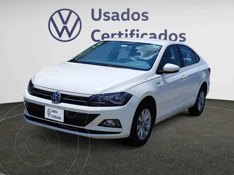 Volkswagen Virtus 1.6L usado (2022) color Blanco financiado en mensualidades(enganche $76,000 mensualidades desde $5,814)