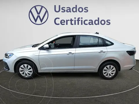 Volkswagen Virtus 1.6L Tiptronic usado (2023) color Plata financiado en mensualidades(enganche $83,358 mensualidades desde $6,377)