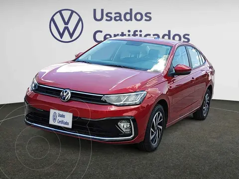 Volkswagen Virtus Comfortline usado (2023) color Rojo financiado en mensualidades(enganche $87,445 mensualidades desde $6,690)