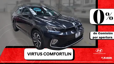 Volkswagen Virtus Comfortline usado (2023) color Gris precio $295,000