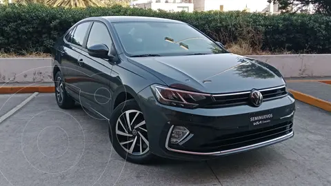 Volkswagen Virtus Comfortline usado (2023) color Gris Oscuro precio $299,800