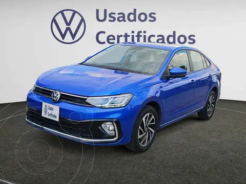 Volkswagen Virtus Comfortline usado (2023) color Azul precio $275,900
