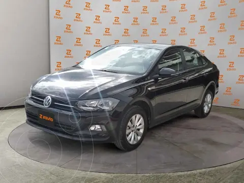 Volkswagen Virtus 1.6L usado (2022) color Negro financiado en mensualidades(enganche $81,475 mensualidades desde $4,807)