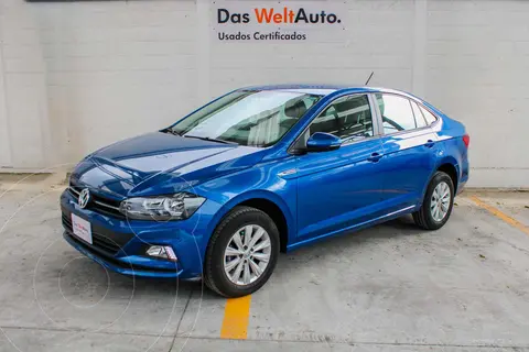 Volkswagen Virtus 1.6L usado (2021) color Azul Biscay precio $369,990