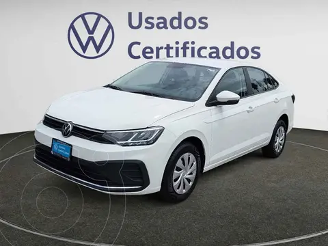 Volkswagen Virtus Trendline usado (2025) color Blanco financiado en mensualidades(enganche $76,545 mensualidades desde $5,856)