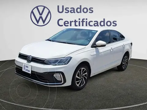 Volkswagen Virtus Comfortline usado (2023) color Blanco financiado en mensualidades(enganche $65,645 mensualidades desde $5,022)