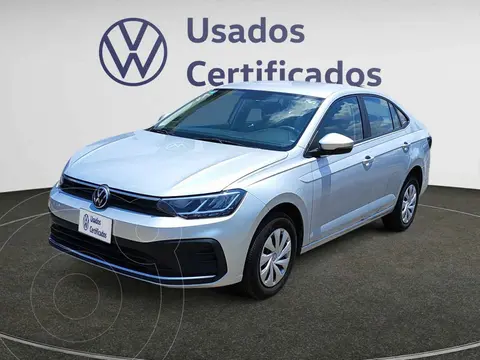 Volkswagen Virtus Trendline usado (2024) color Plata precio $310,900
