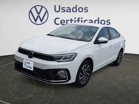 Volkswagen Virtus Comfortline usado (2024) color Blanco financiado en mensualidades(enganche $86,083 mensualidades desde $6,585)