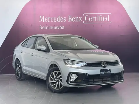 Volkswagen Virtus Highline usado (2023) color Gris financiado en mensualidades(enganche $110,770 mensualidades desde $4,759)