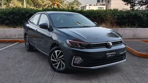 Volkswagen Virtus Comfortline usado (2023) color Gris Oscuro financiado en mensualidades(enganche $70,634 mensualidades desde $8,127)