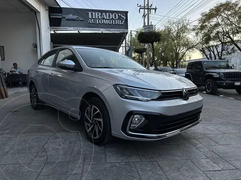 Volkswagen Virtus Comfortline usado (2023) color Plata financiado en mensualidades(enganche $64,000 mensualidades desde $9,209)