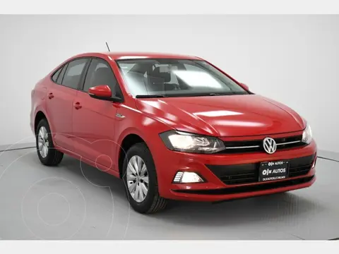 Volkswagen Virtus 1.6L usado (2020) color Rojo financiado en mensualidades(enganche $71,250 mensualidades desde $4,239)