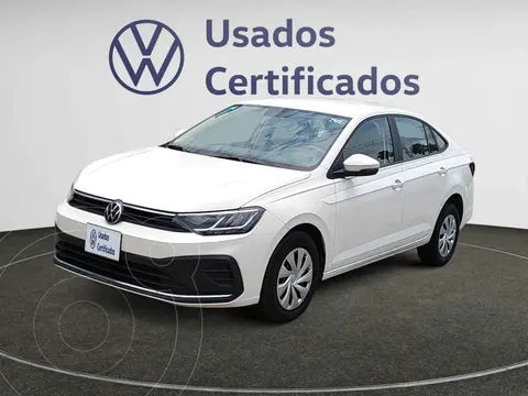 Volkswagen Virtus Trendline usado (2024) color Blanco financiado en mensualidades(enganche $84,720 mensualidades desde $6,481)