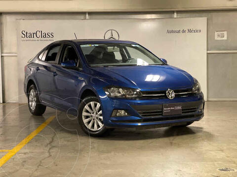 Volkswagen Virtus 1.6L usado (2020) color Azul precio $298,000
