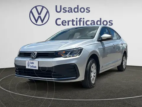 Volkswagen Virtus 1.6L Tiptronic usado (2023) color Plata financiado en mensualidades(enganche $82,540 mensualidades desde $6,314)