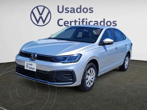 Volkswagen Virtus Trendline usado (2024) color Plata financiado en mensualidades(enganche $82,815 mensualidades desde $6,335)