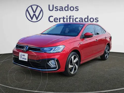 Volkswagen Virtus Highline usado (2024) color Rojo financiado en mensualidades(enganche $98,345 mensualidades desde $7,524)