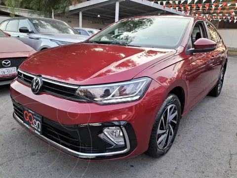 Volkswagen Virtus Comfortline usado (2024) color Rojo financiado en mensualidades(enganche $92,650 mensualidades desde $7,085)