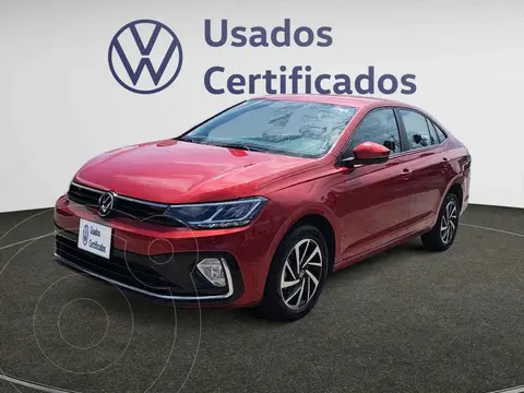 Volkswagen Virtus Comfortline usado (2025) color Rojo financiado en mensualidades(enganche $94,258 mensualidades desde $7,211)