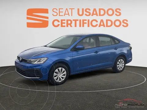 Volkswagen Virtus 1.6L Tiptronic usado (2023) color Azul precio $322,000