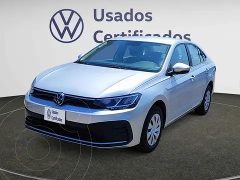Volkswagen Virtus Trendline usado (2024) color Plata financiado en mensualidades(enganche $86,083 mensualidades desde $6,585)