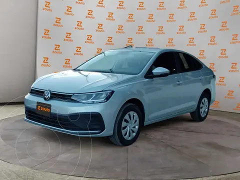 Volkswagen Virtus Trendline usado (2023) color Plata financiado en mensualidades(enganche $80,000 mensualidades desde $5,850)