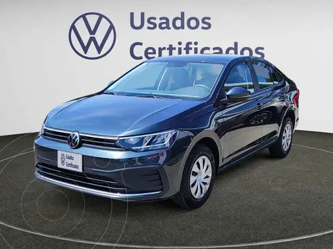 Volkswagen Virtus Trendline usado (2024) color Gris financiado en mensualidades(enganche $84,611 mensualidades desde $6,473)